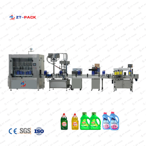 Ligne d'emballage de remplissage de liquide de liquide de blanchisserie 1L-5L